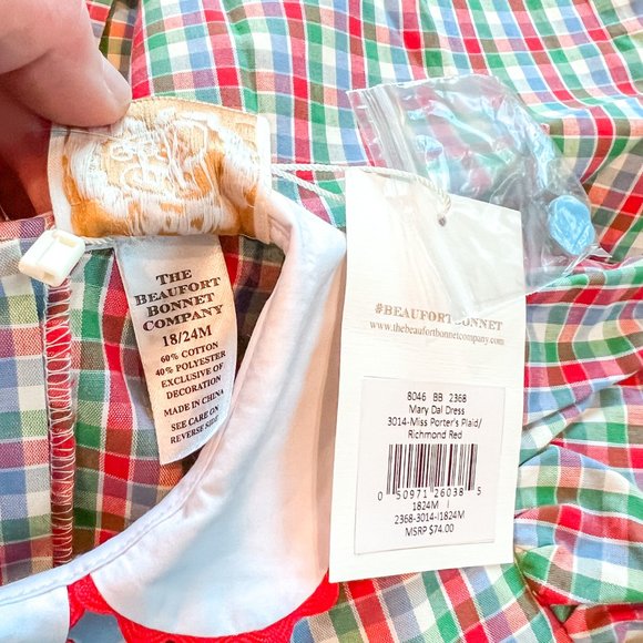 Beaufort Bonnet Company Mary Dal Plaid Dress - Picture 7 of 8